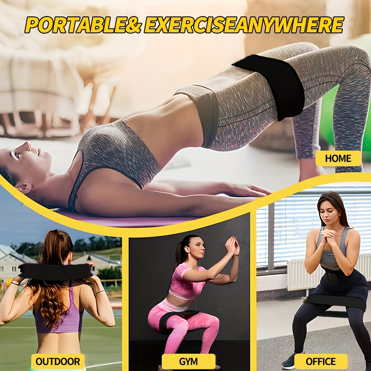 3PCS Resistance Bands Set, Ela - Milanaise Mesh Band recension och pris