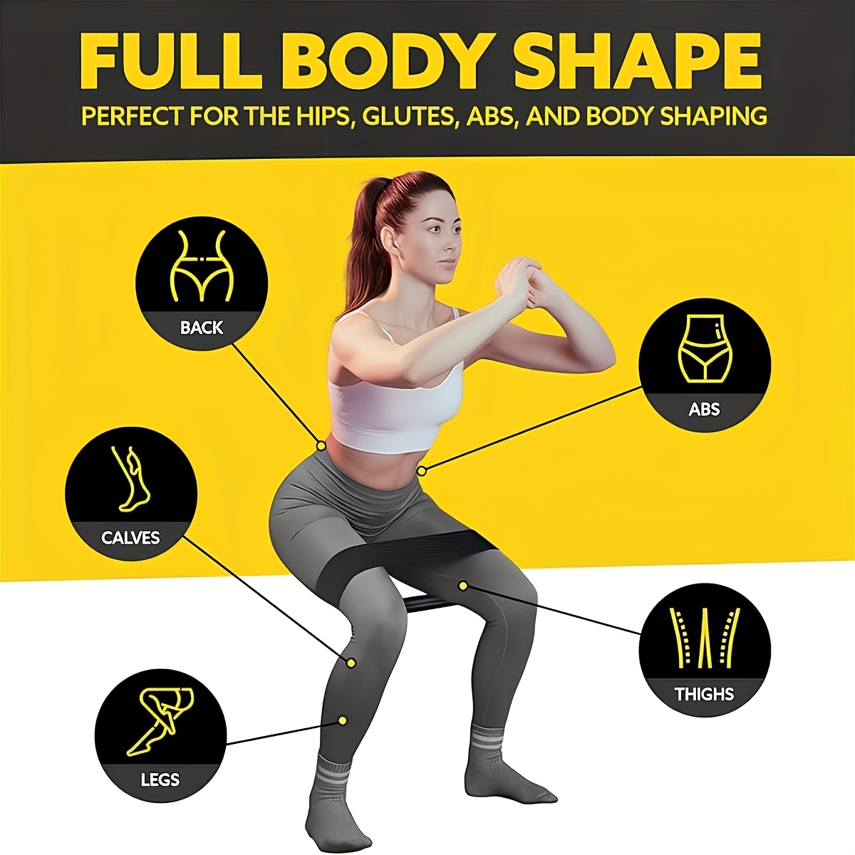 3PCS Resistance Bands Set, Ela - Milanaise Mesh Band recension och pris