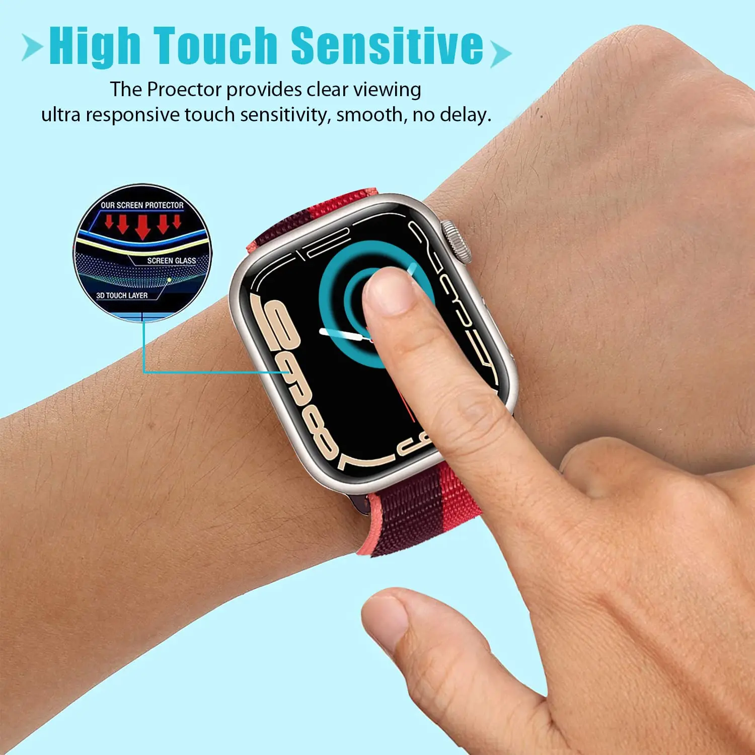3D Tempered Glass For Apple Wa - Apple Smartwatch Accessories recension och pris