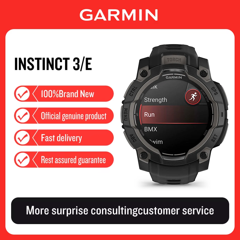 Garmin Instinct3/E Solar Power - Smartwatch X18 recension och pris