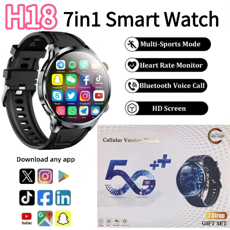 H18 New Android Smartwatch 4G  - Smartwatch Store recension och pris