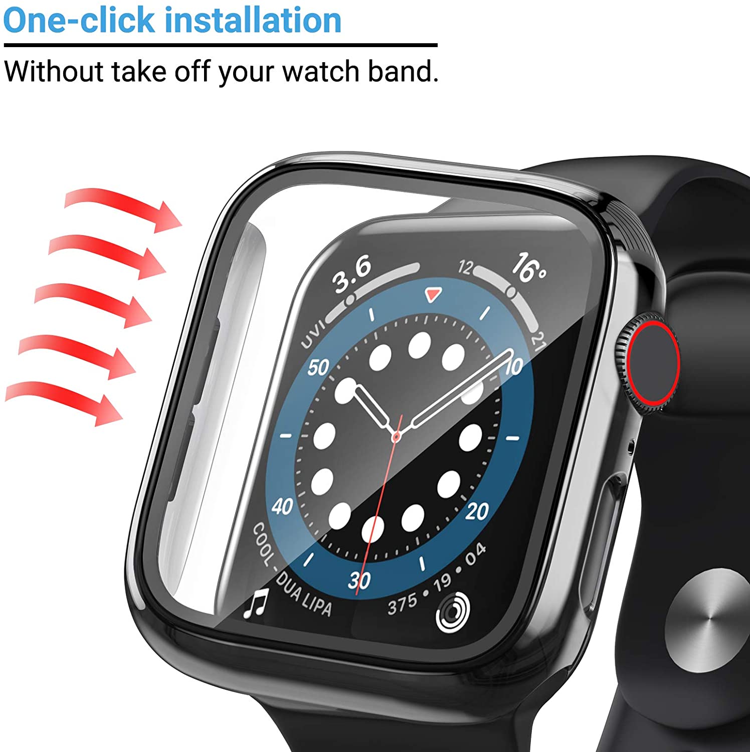 Glass+cover For Apple Watch Ca - Apple Smartwatch Accessories recension och pris