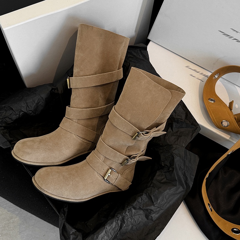 Woman Boots Cowgirls Western B - Leather Classic Strap recension och pris