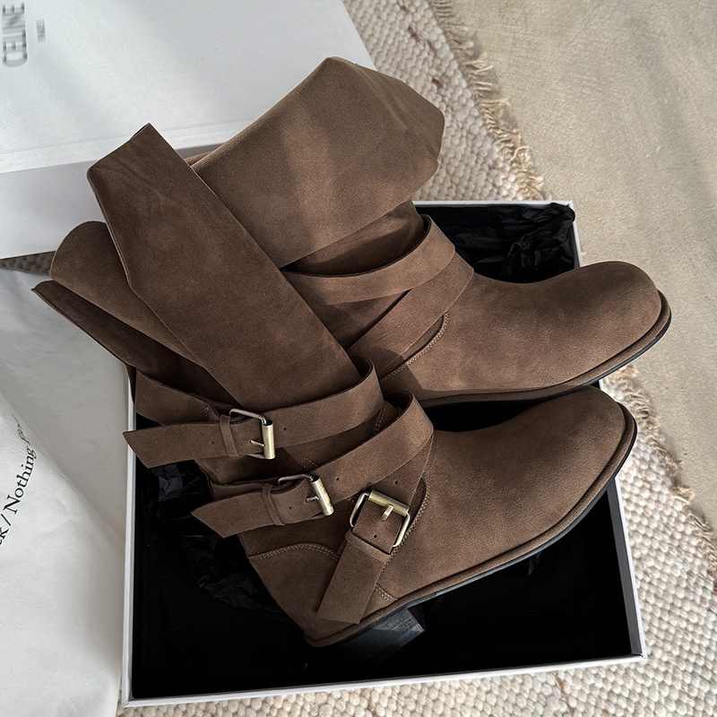 Woman Boots Cowgirls Western B - Leather Classic Strap recension och pris