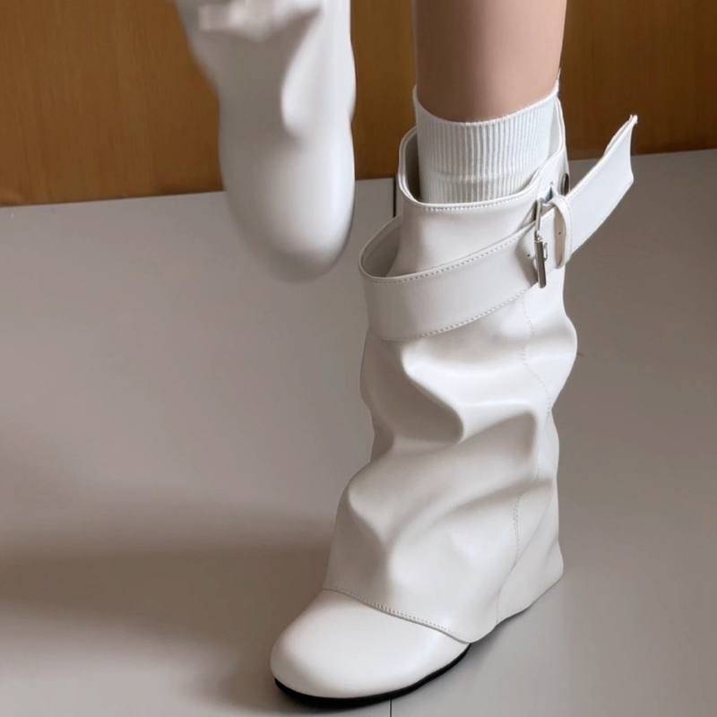 New Women Slouchy Mid Calf Lea - Leather Classic Strap recension och pris