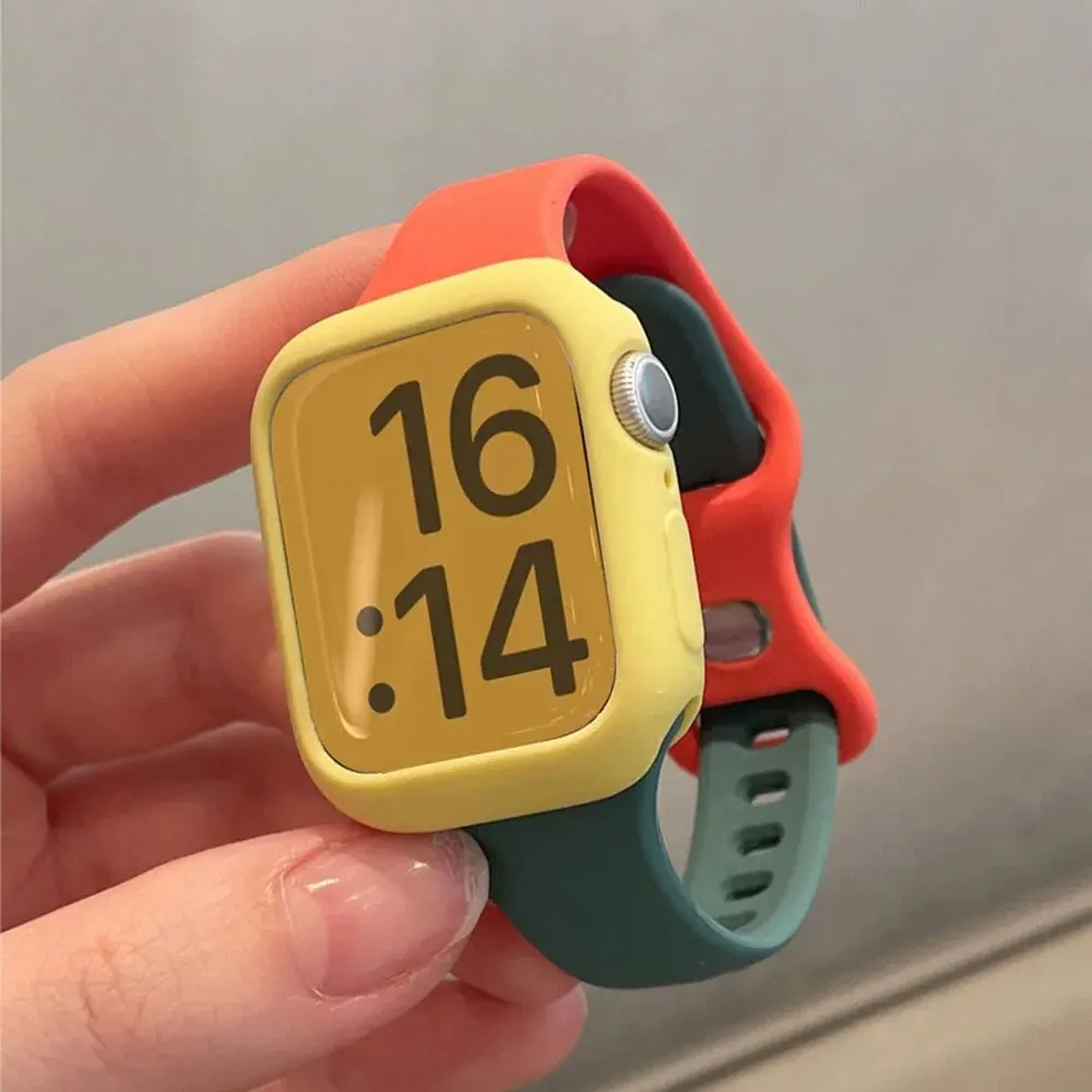 Case +Silicone Strap for Apple - Apple Smartwatch Accessories recension och pris