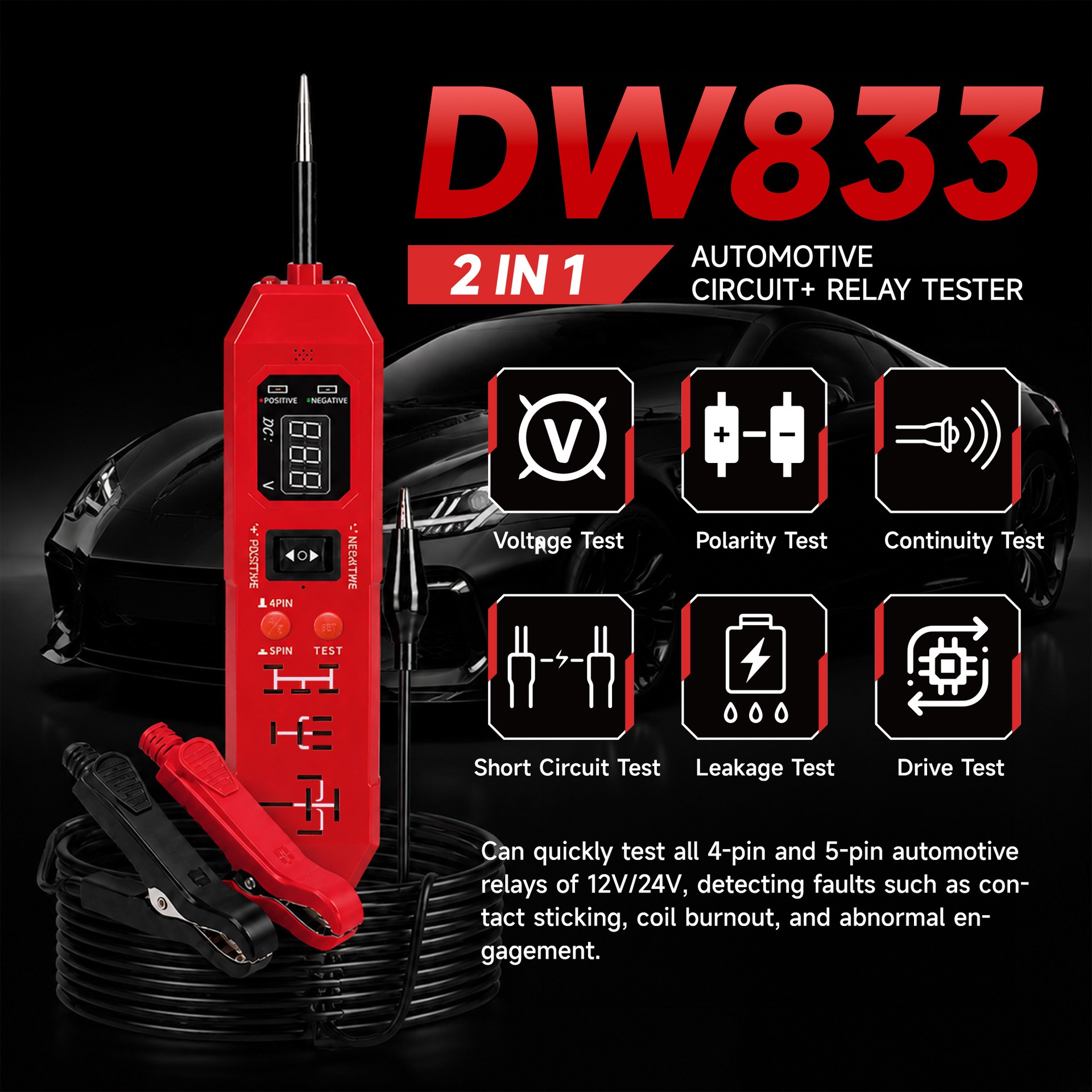 Universal 3.5-36V Automotive E - Smartwatch Universal recension och pris