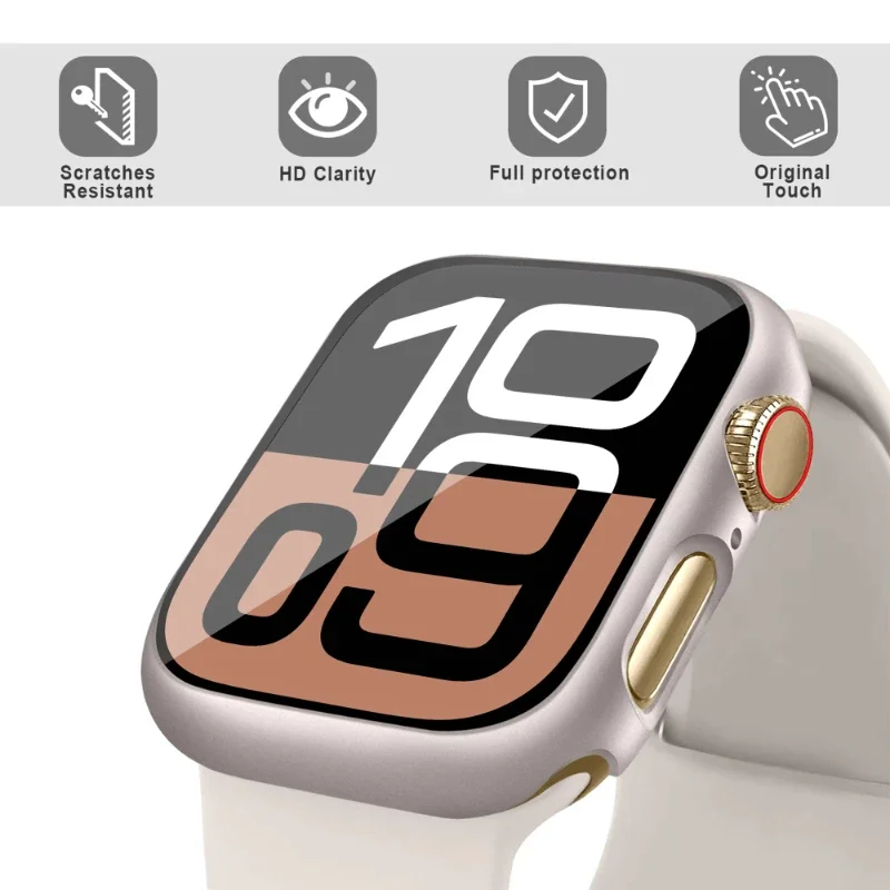 Glass + Case for Apple Watch 4 - Apple Smartwatch Accessories recension och pris