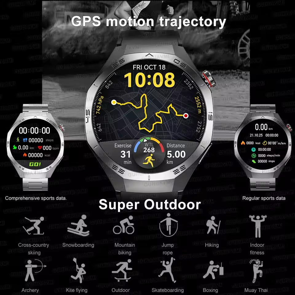Original GS5 Pro GPS Sports IP - Smartwatch Store recension och pris