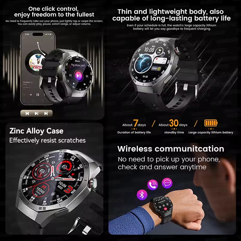 Original GS5 Pro GPS Sports IP - Smartwatch Store recension och pris