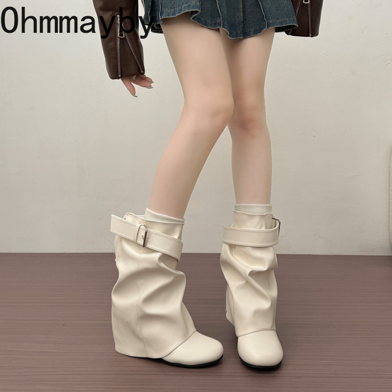 New Women Slouchy Mid Calf Lea - Leather Classic Strap recension och pris