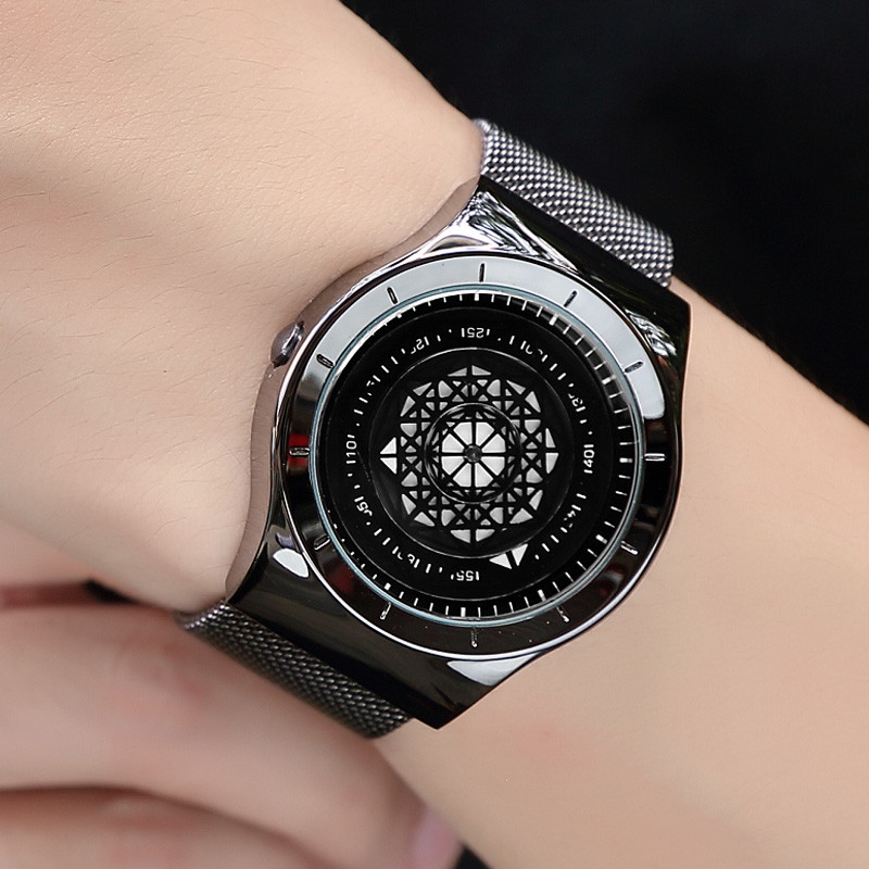 Geek Watches Men Minimalist Tu - Stainless Mesh Band recension och pris